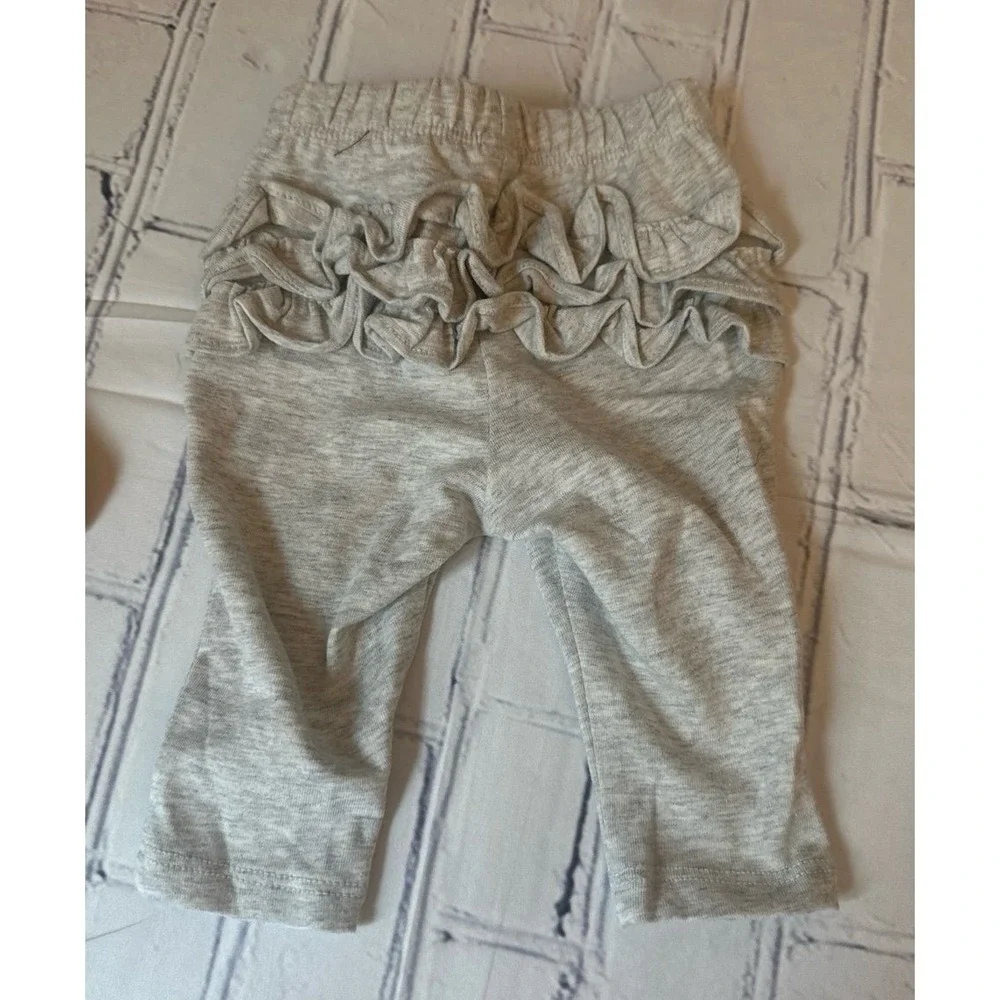 New *Lot of 5* Old Navy 0-3 Months Ruffle Butt Behind Leggings Stretch